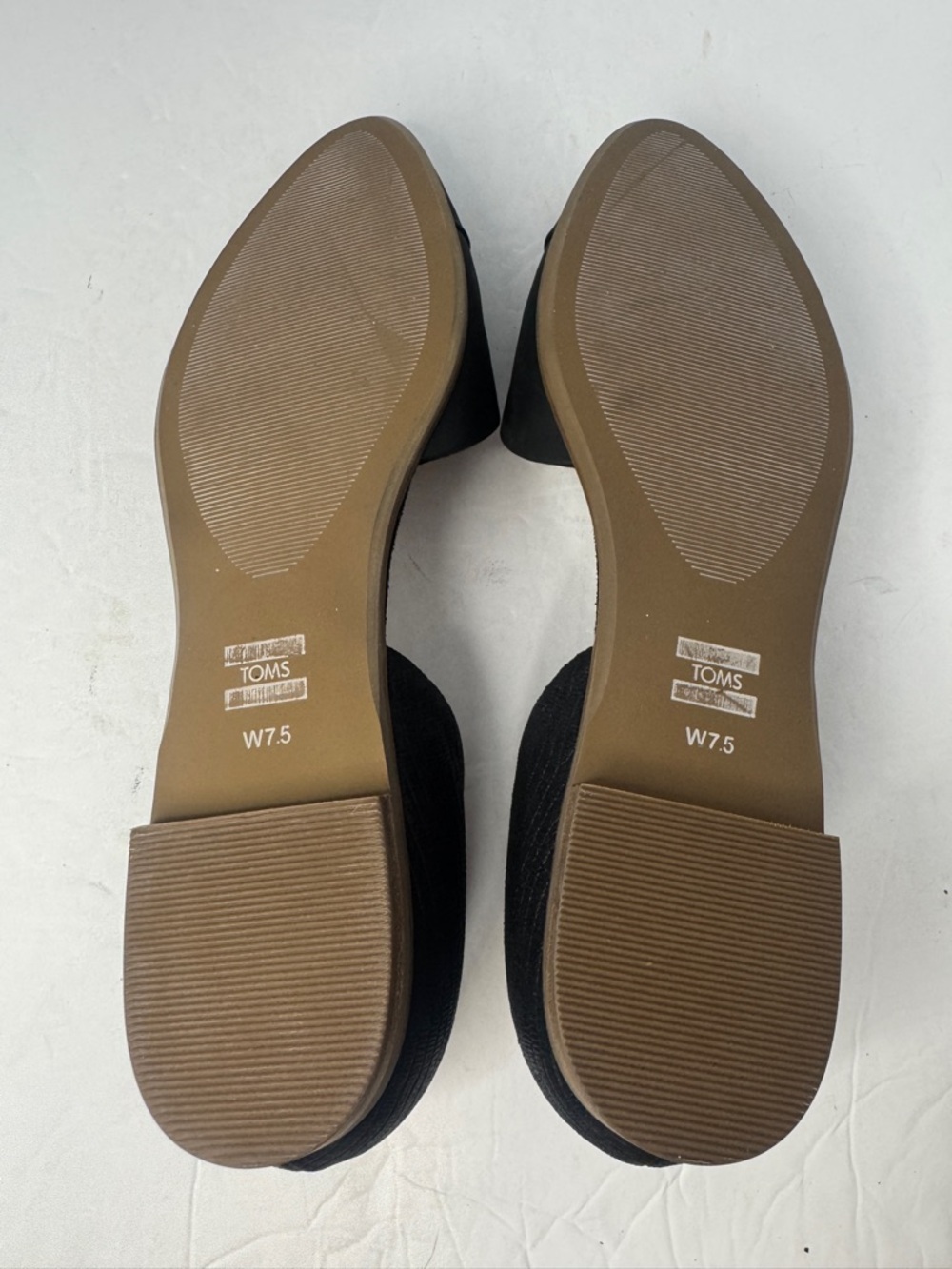 TOMS Women's Jutti d'Orsay Flats Black Size 7.5 - Picture 12 of 15
